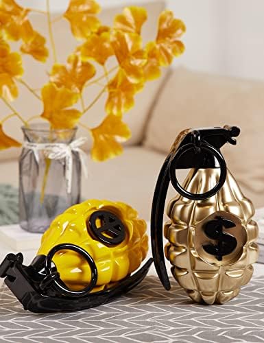 NENBOLEC Grenade Decor Statue Modern Polyresin 10 Inch