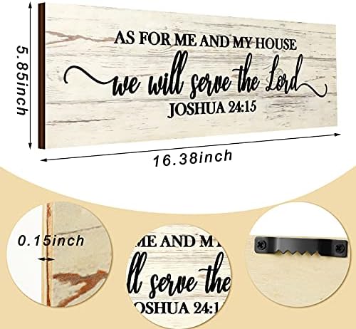 Jetec Bible Verse Wall Signs with Hooks 1