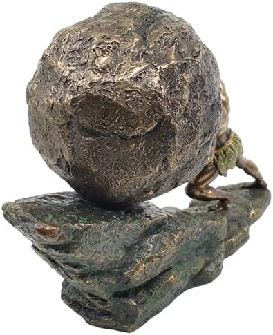 Greek Mythology Sisyphus Bronze Statue 1122 Inches