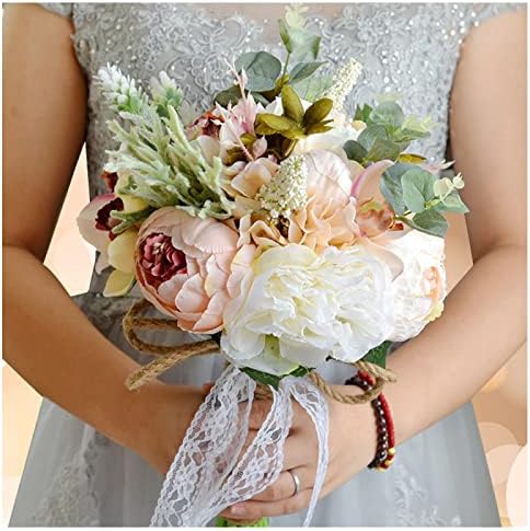 NDRFAWY Bridal Bouquet Artificial Flowers