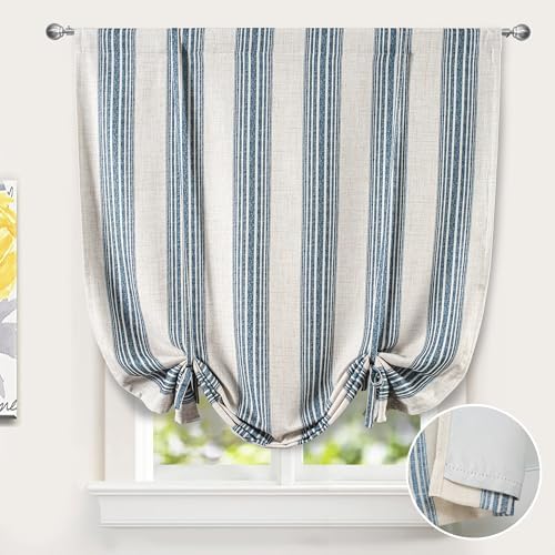 DriftAway Chris Linen Tie Up Curtain 45x63 Inch