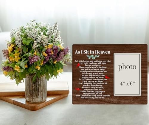 Zauly Sympathy Wood Picture Frame 4x6 1