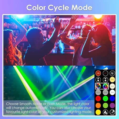 FTL 12V MR16 RGB Dimmable Light Bulb with Remote Control 10-Pack