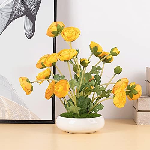 NDRFAWY 1575 Inch Artificial Bonsai with Silk Roses