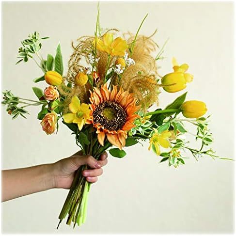 NDRFAWY Artificial Flowers Indoor Hand Bouquet