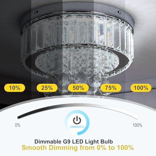 Chinnor 4W G9 LED Dimmable Bulbs 10 Pack 6000K Daylight White