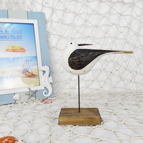 Veclotch Nautical Seabird Wood Statue Decor