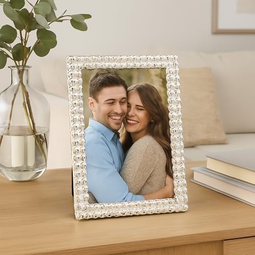 Bey-Berk Chelsea Silver-Plated Picture Frame 5x7 WallTabletop