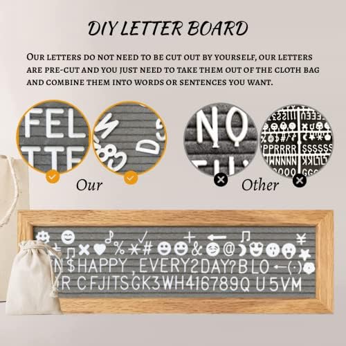 DIY Collage Picture Frame with 340 Letters and 30 Clips