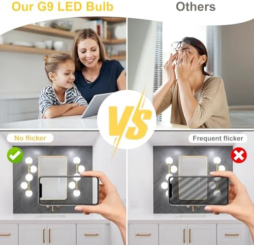 Chinnor 4W G9 LED Dimmable Bulbs 10 Pack 6000K Daylight White