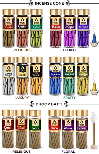 The Aroma Factory 100 Herbal Incense Gift Pack