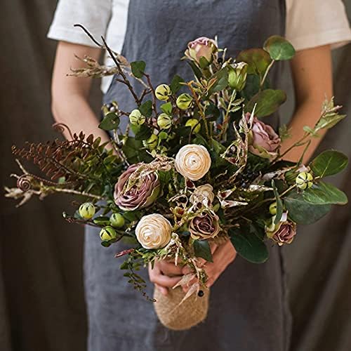 Artificial Flowers 1772Inch Silk Wedding Bouquet Set