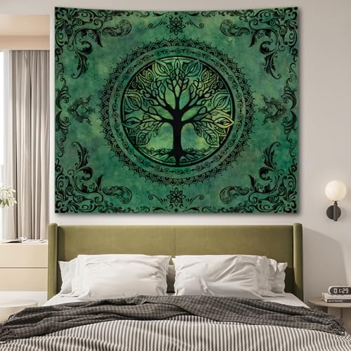 Apdidl Green Nature Tapestry for Bedroom Boho Decor