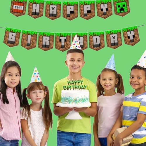 OGnomiFX Happy Birthday Pixel Candles Set Green 1