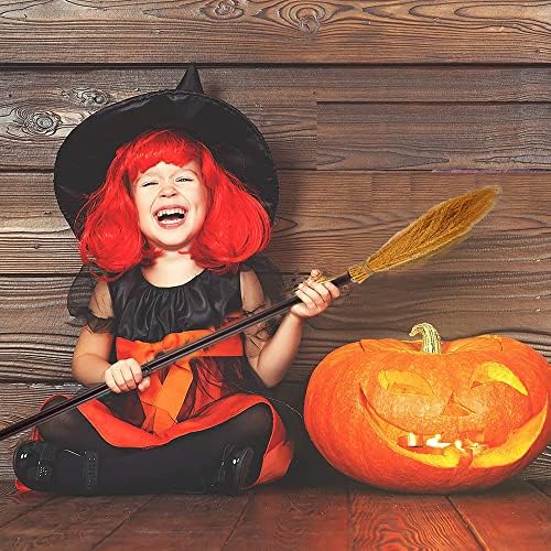 2 Pack Halloween Witch Broom Plastic Broomstick Props