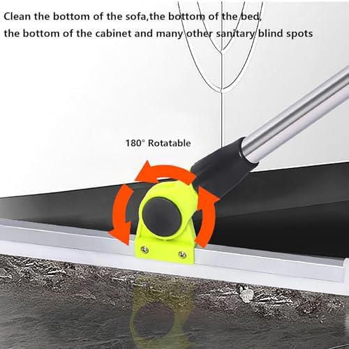 Silicone Broom with 130cm Handle for Floor and Tile Cleaning