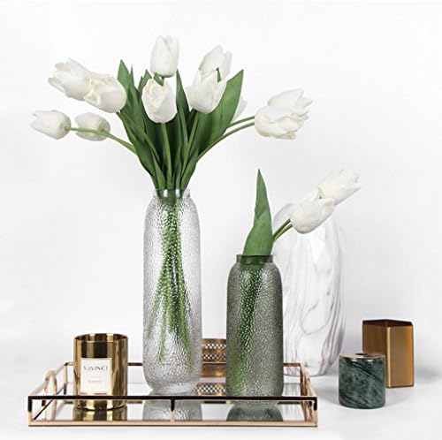 Artificial Flower Table Decoration with Glass Base