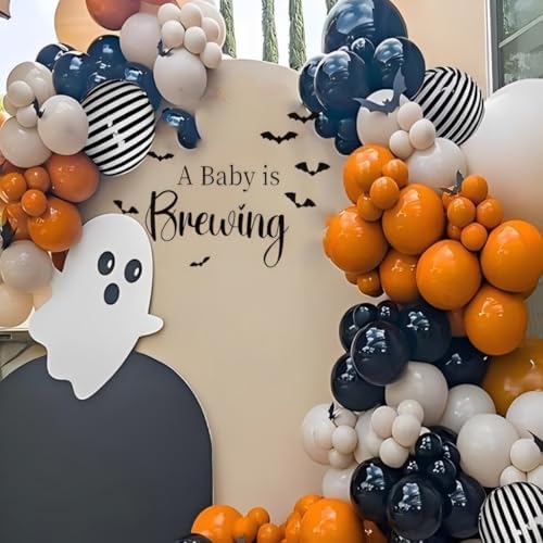 Witchy Halloween Baby Shower Welcome Sign Decal 1