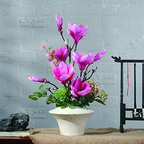 Artificial Magnolia Flower Bonsai in Pink