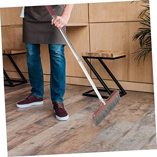 SHERCHPRY Ergonomic Soft Bristle Broom with Detachable Handle for Easy Storage