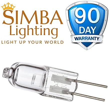 Simba Lighting 20W 12V Bi-Pin Halogen Bulb 5-Pack