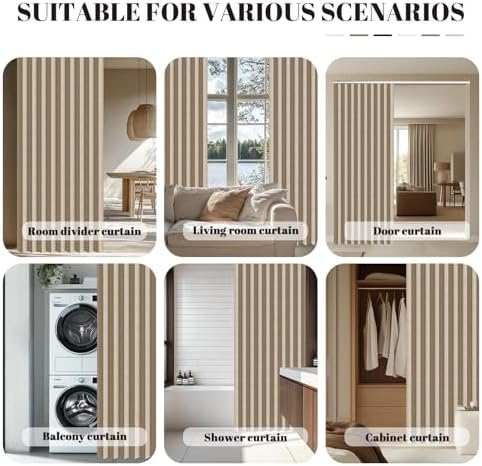AJAZZ Blackout Curtains 78 Inches Long for Doorways and Closets