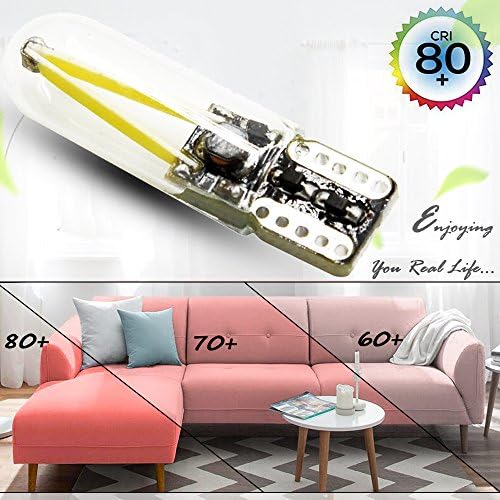 Bonlux T10 Wedge Base LED Bulb 12V 6-Pack Warm White