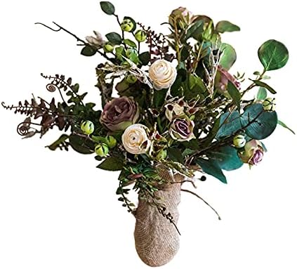 Artificial Flowers 1772Inch Silk Wedding Bouquet Set
