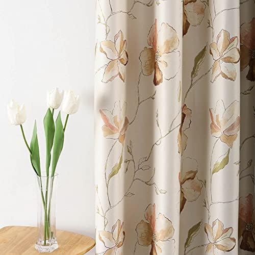 VOGOL Blackout Curtains for Living Room 60x106 2 Panels with Grommets
