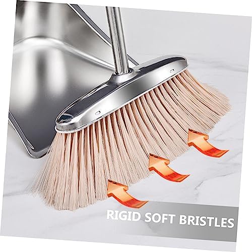 VERDANVERSE Heavy-Duty Broom with Long Handle for Efficient Cleaning