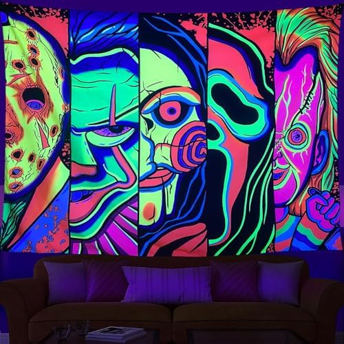 ARTCREATOR Blacklight Halloween Tapestry 29x37