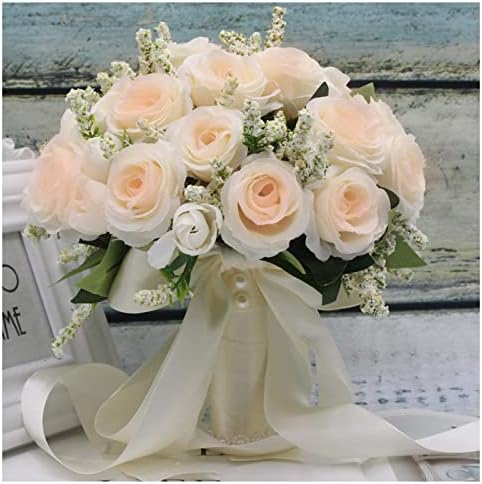 NDRFAWY Artificial Wedding Bouquet with Rhinestones 1