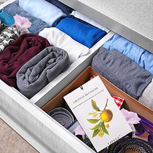 LIFFLY 14 Pack Scented Sachets with 6 Different Scents