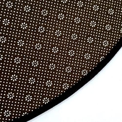 ZSSZO 5ft Round Area Rug Non-Slip Living Room Mat