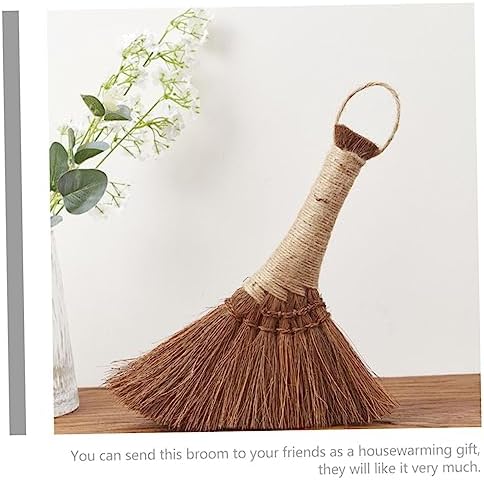 HAWILLOSCH 2pcs Palm Broom for Desktop Cleaning