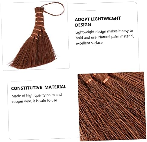 GARVALON Mini Palm Broom - Durable Natural Cleaning Tool
