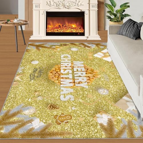 ZEUJOAC Holiday Carpet 7x10 Ft Luxury Decor