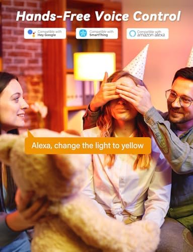 AVACUBE 4 Pack GU10 Smart LED Bulbs with Alexa Google Assistant Compatibility 1
