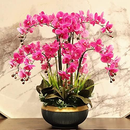 NDRFAWY Artificial Orchid Arrangement with Ceramic Vase 1