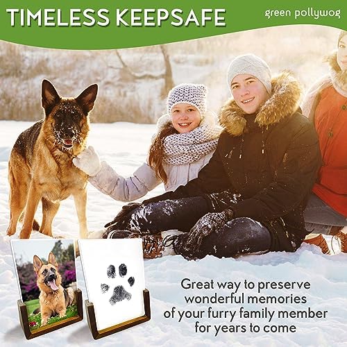 Green Pollywog Wooden Pawprint Frame Kit