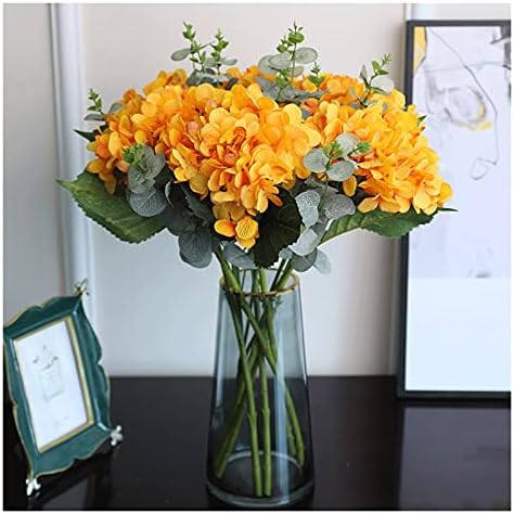NDRFAWY Artificial Flowers Yellow Faux Bouquet