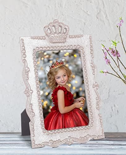AHC Princess Crown 4x6 Silver Picture Frame
