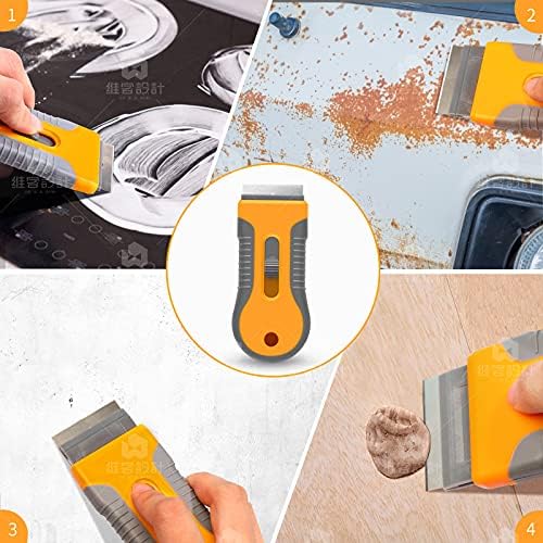 DEKEones 2 Pack Retractable Razor Blade Scraper