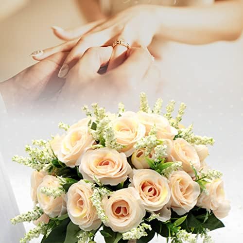 NDRFAWY Artificial Wedding Bouquet with Rhinestones 1