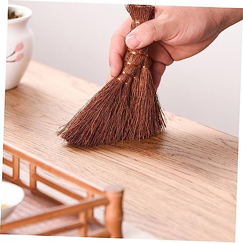 HAWILLOSCH Mini Palm Broom for Home Cleaning