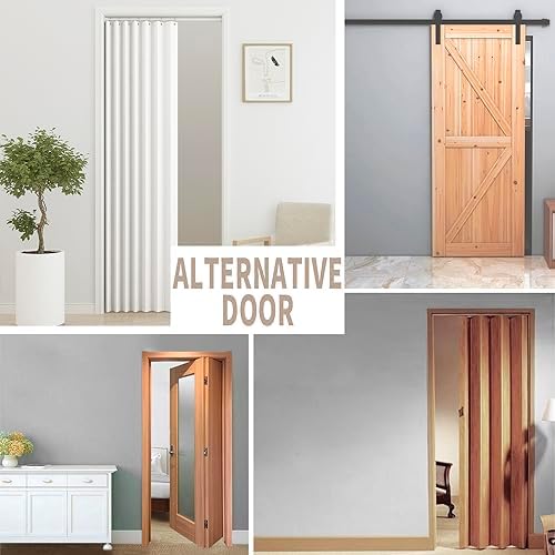 Vatge Door Curtains Folding 1 Panel White