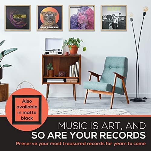 KAIU Vinyl Record Frame - Black Wall Display