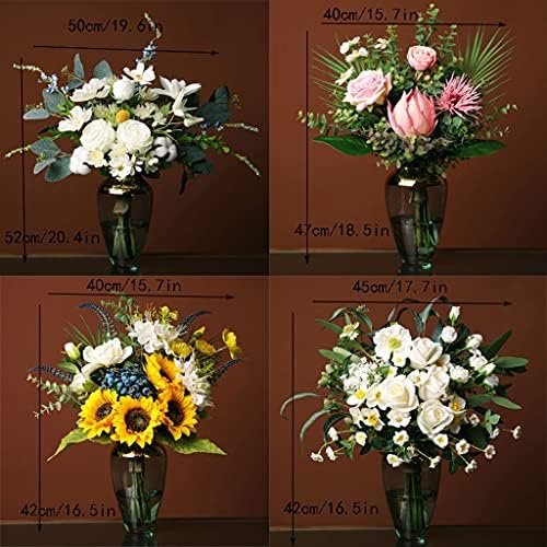 NDRFAWY Artificial Flowers Hand Bouquet for Home Office Decoration