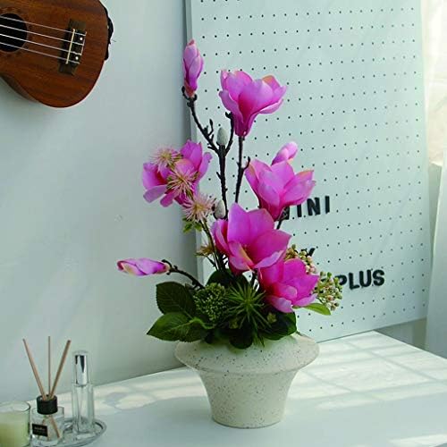 Artificial Magnolia Flower Bonsai in Pink