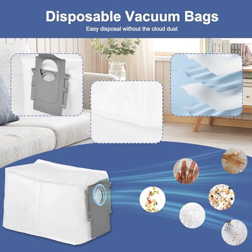OCOMCAP Roborock Vacuum 20-Piece Replacement Kit